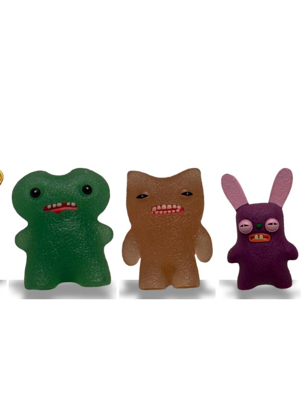 Fuggler 5-Pack Combo 2.5" Mini Monsters Gold Green Translucent Sumo